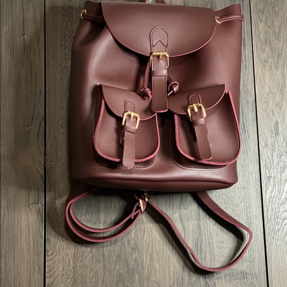 Burgundy Backpack